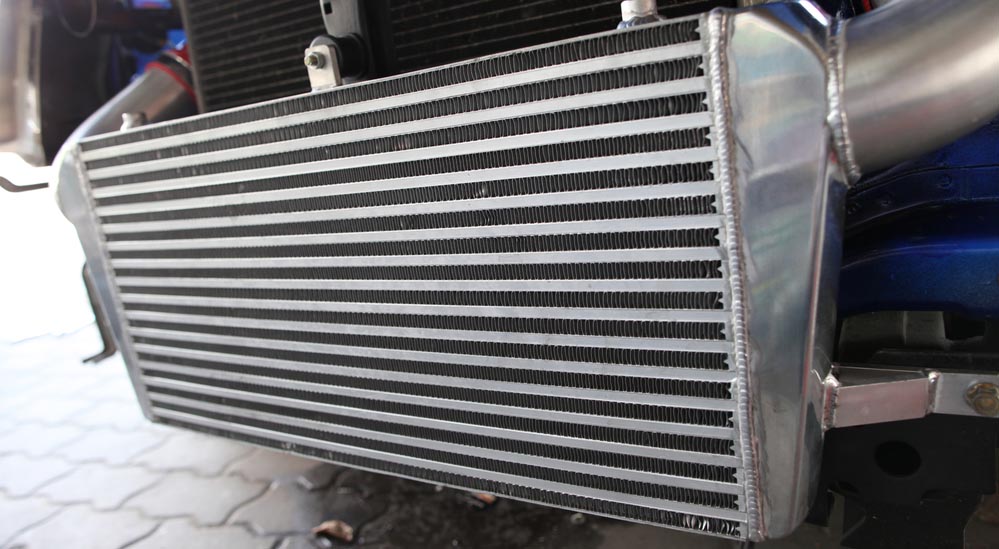 The benefits of installing an intercooler in a turbocharged engine