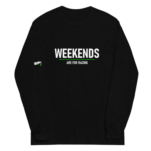 Weekends are for Racing - Men’s Long Sleeve Shirt