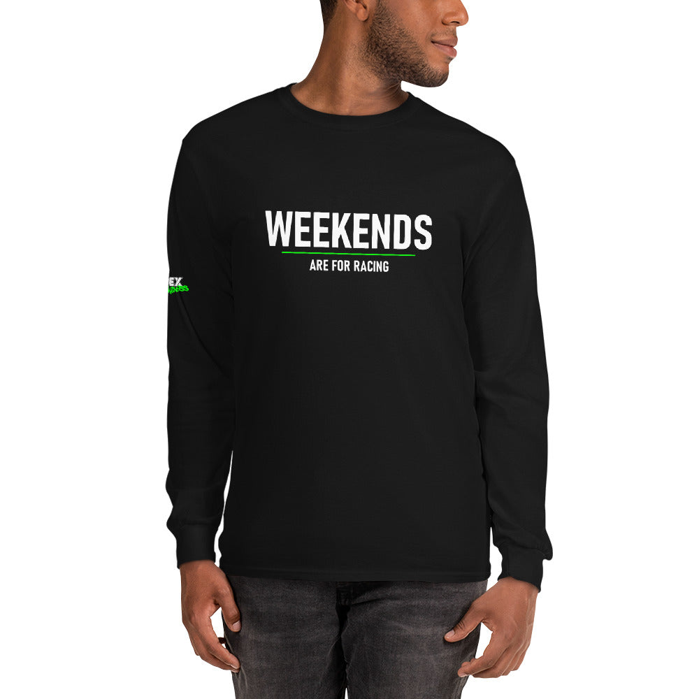 Weekends are for Racing - Men’s Long Sleeve Shirt