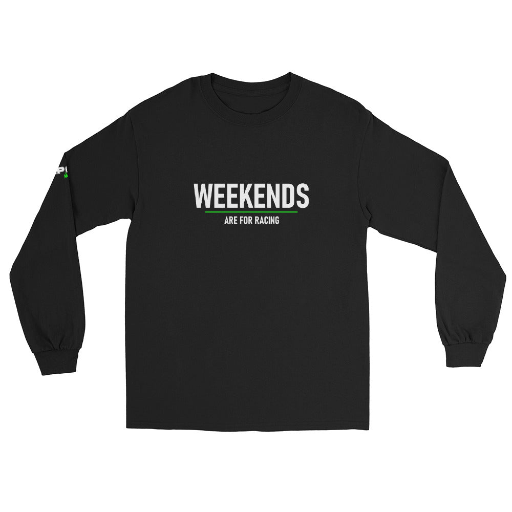 Weekends are for Racing - Men’s Long Sleeve Shirt