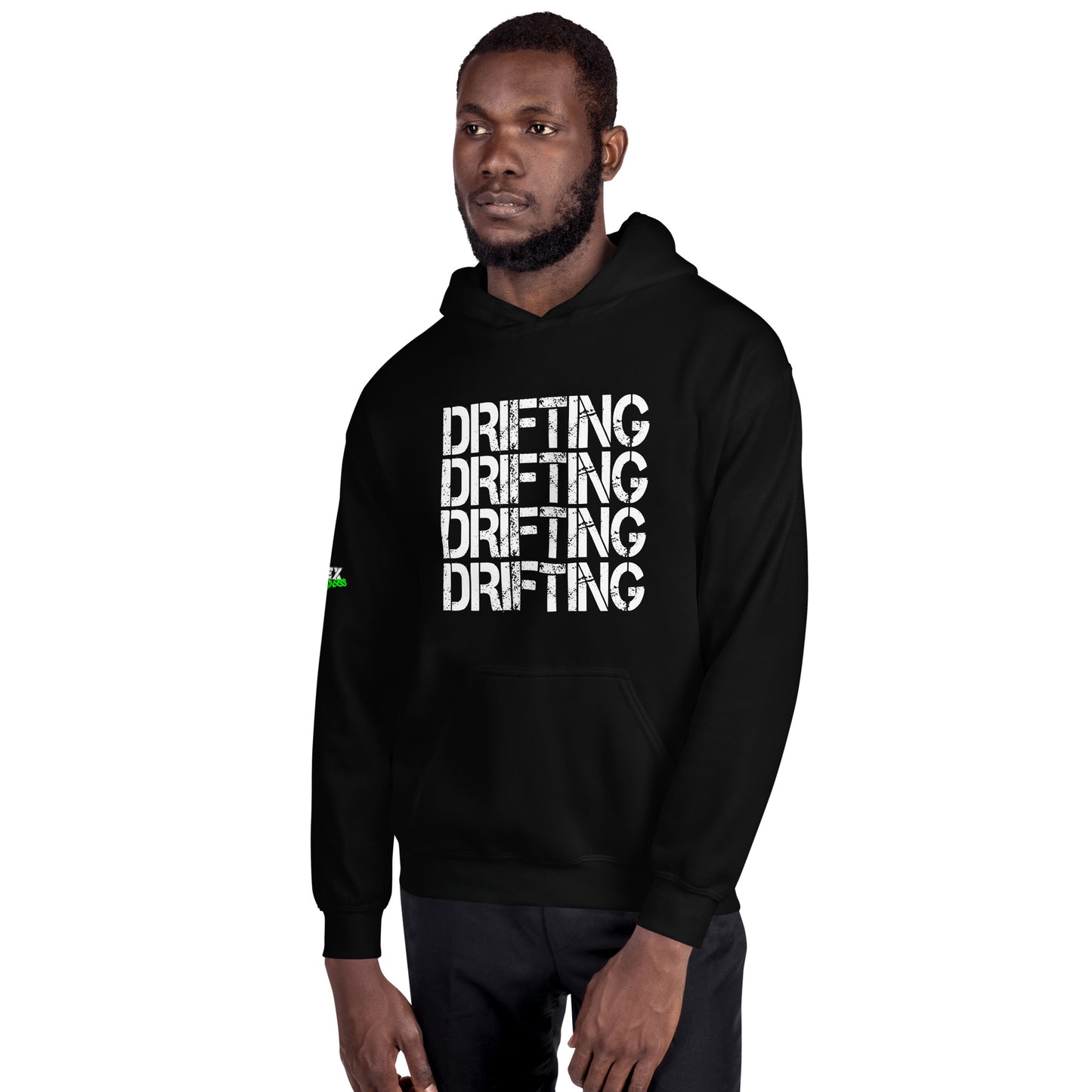 Drifting (white) - Hoodie (Unisex)