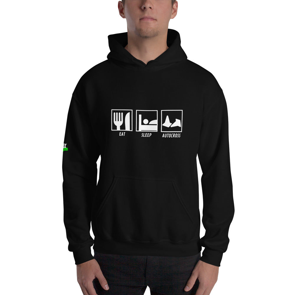 Eat Sleep Autocross (2) - Hoodie (Unisex)