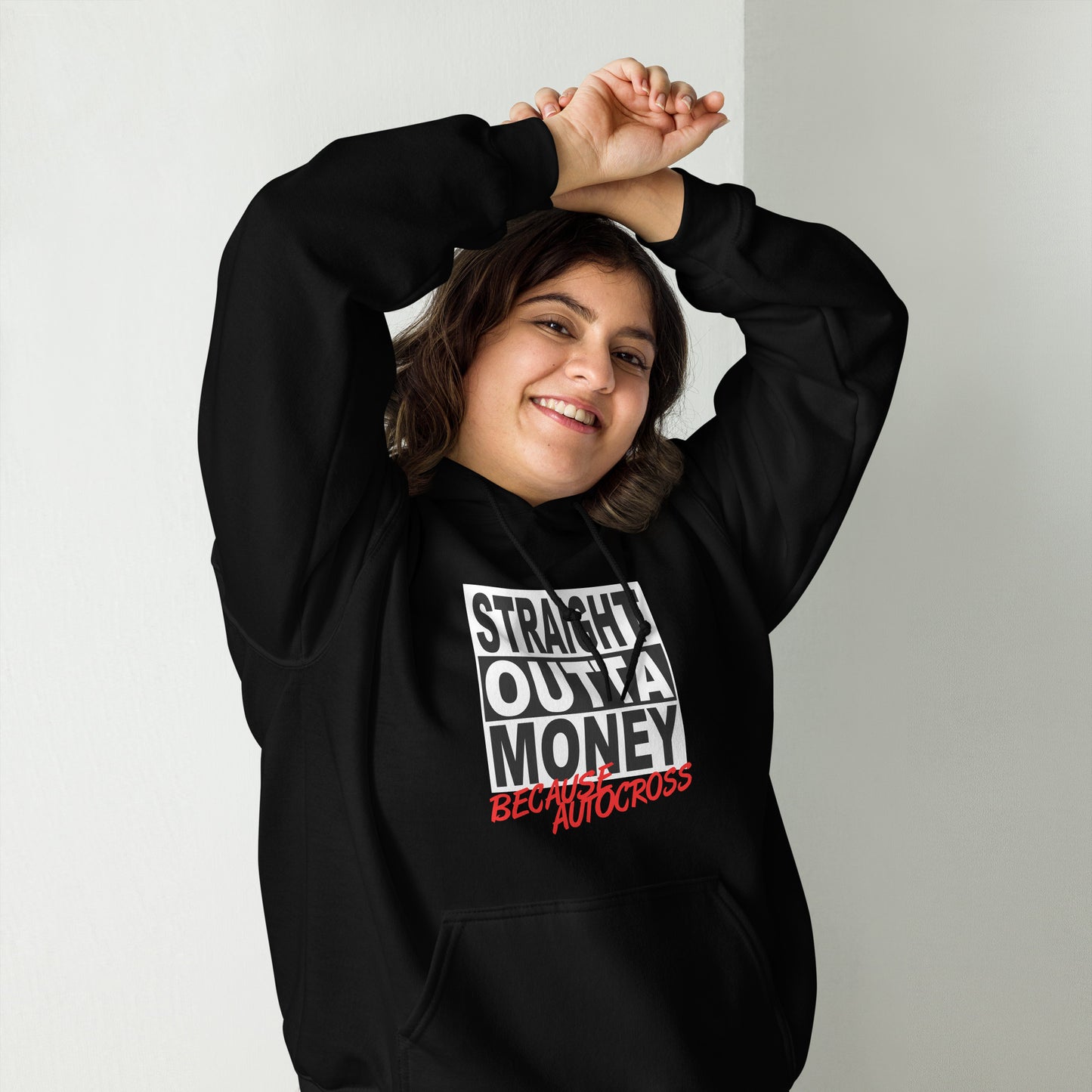 Straight Outta Money Because Autocross - Hoodie (Unisex)