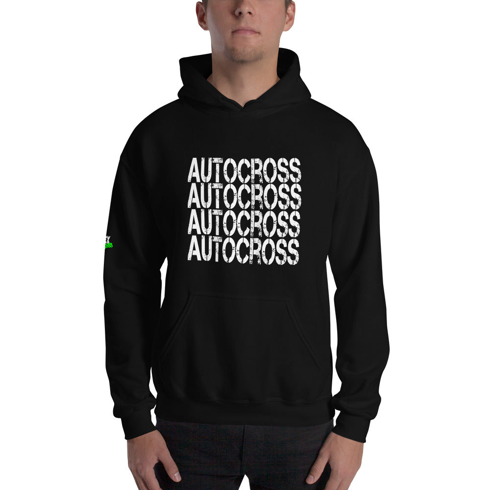 Autocross (white) - Hoodie (Unisex)