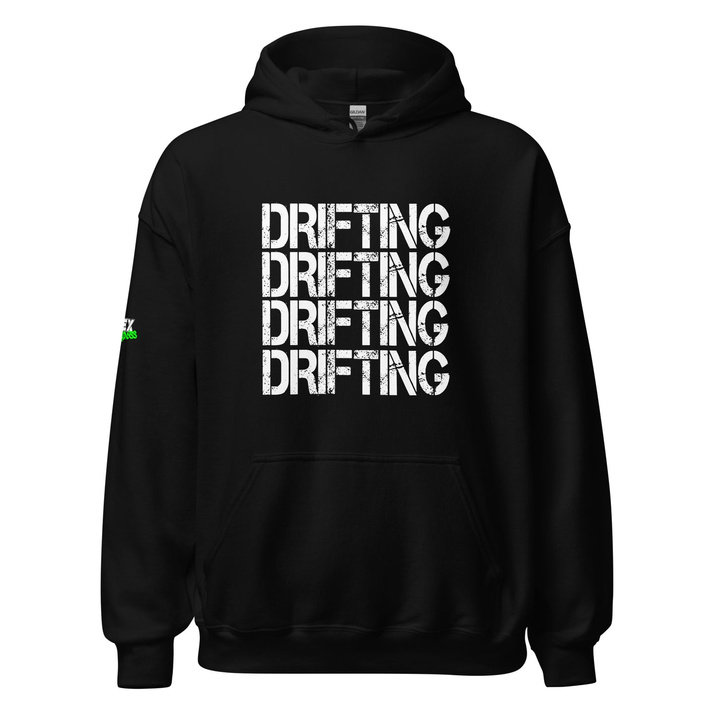 Drifting (white) - Hoodie (Unisex)