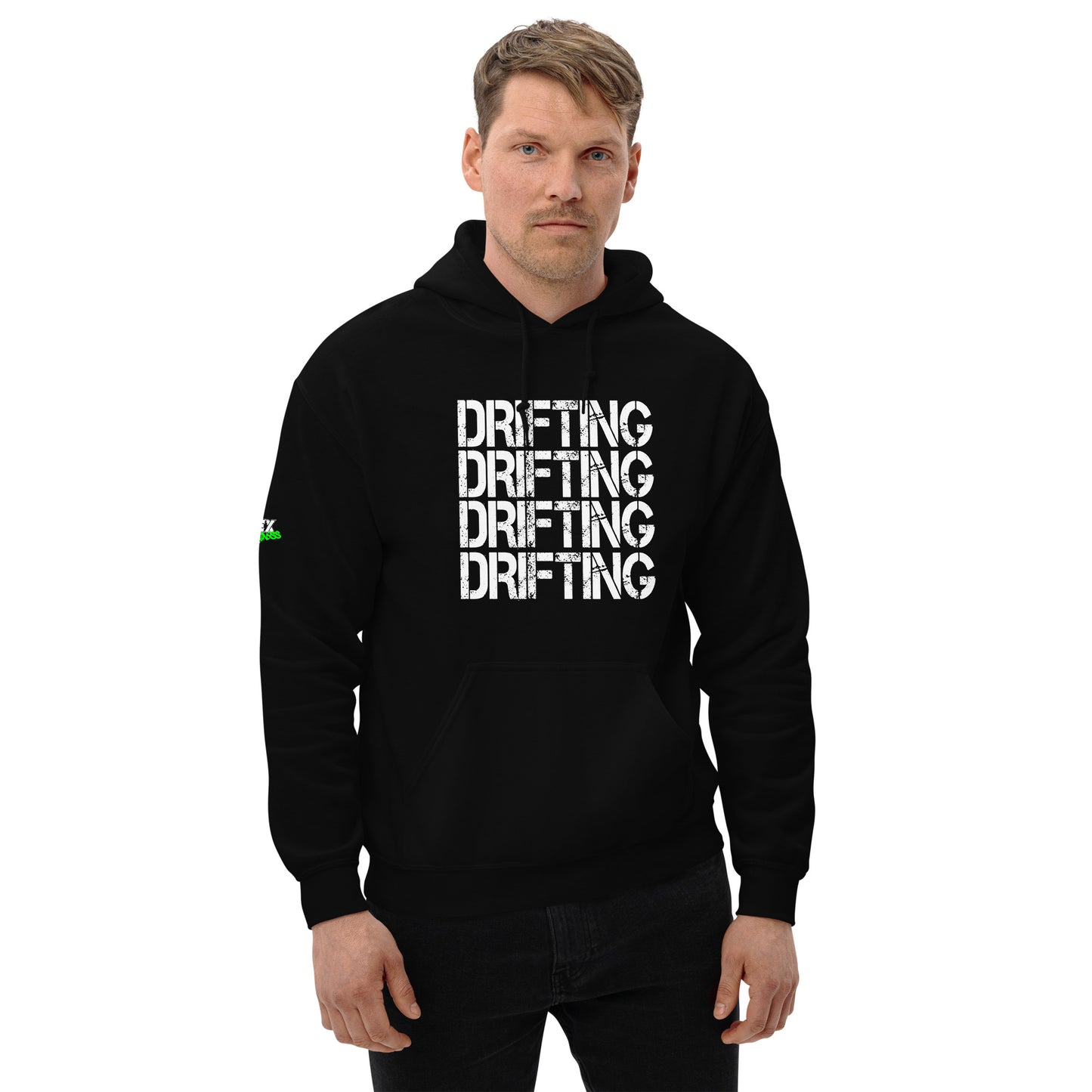 Drifting (white) - Hoodie (Unisex)