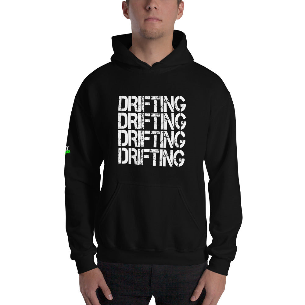 Drifting (white) - Hoodie (Unisex)