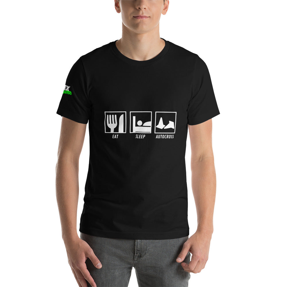 Eat Sleep Autocross (2) - T-Shirt (Unisex)