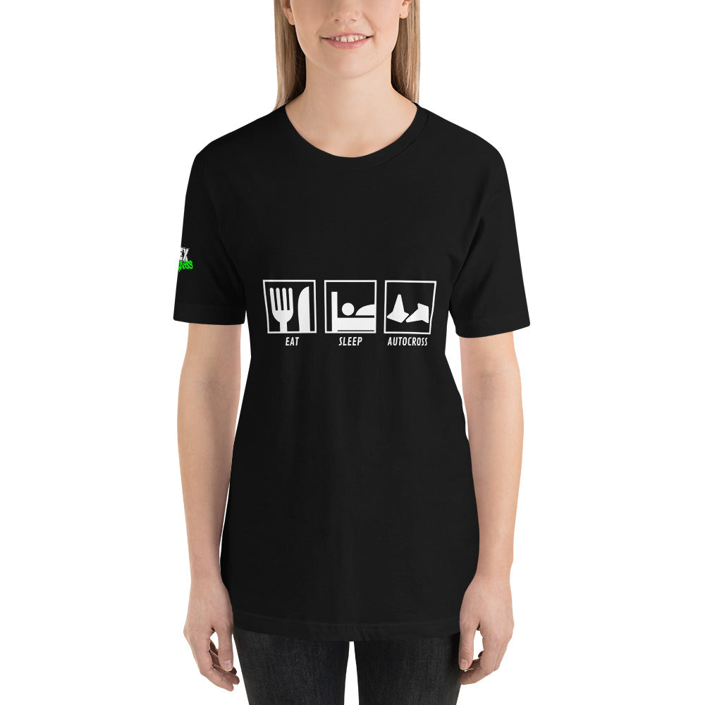 Eat Sleep Autocross (2) - T-Shirt (Unisex)