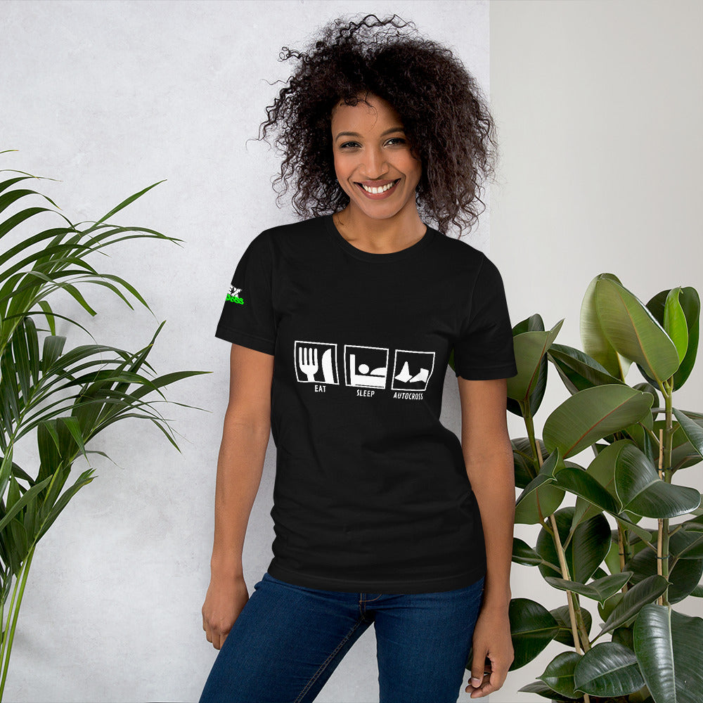 Eat Sleep Autocross (2) - T-Shirt (Unisex)